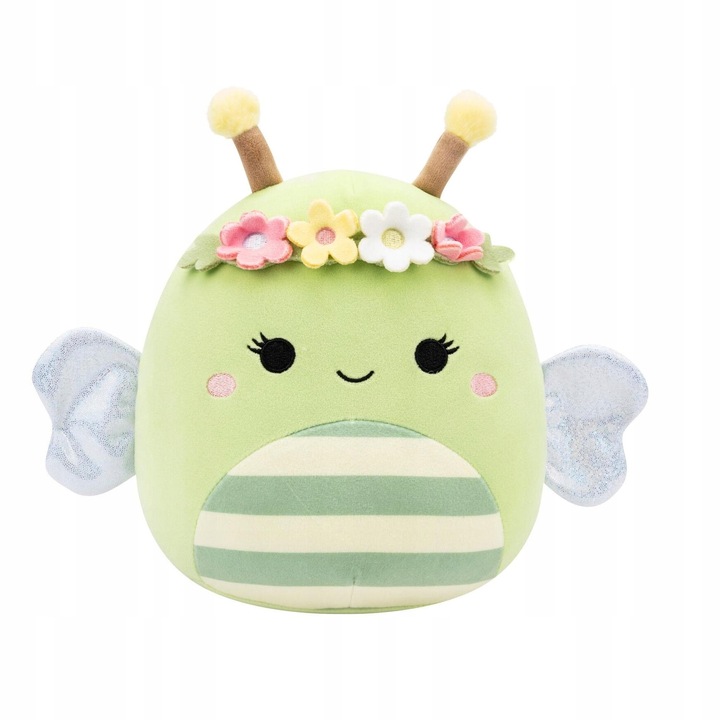 Jucărie de pluș, Squishmallows, Sybil, albină verde, 19cm