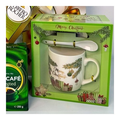 Pachet Christmas Delight, cu odorizant de camera, cafea Doncafe