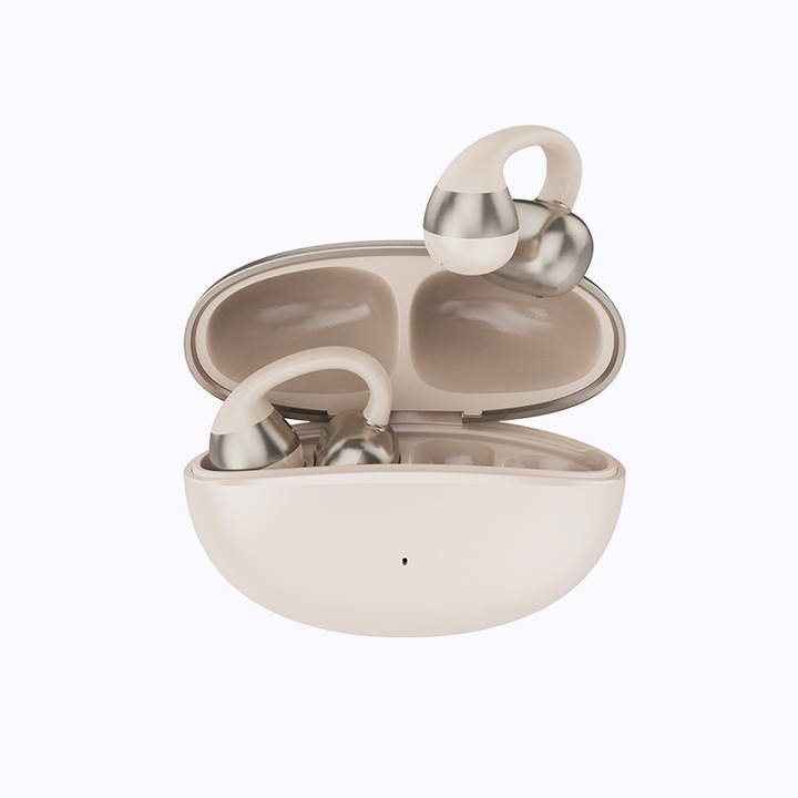 Bluetooth fülhallgató csipesszel Vezeték nélküli Stílusos kialakítás Kényelmes hosszú viseléshez Fülbe illesztés nélküli