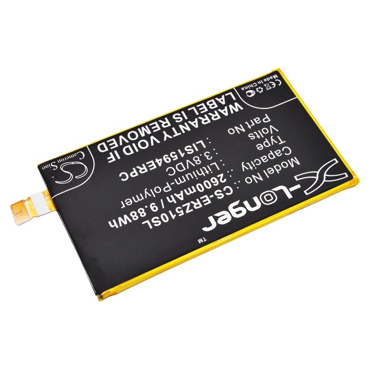 Baterie TECHTEK CS-ERZ510SL Li-Polymer 2600mAh