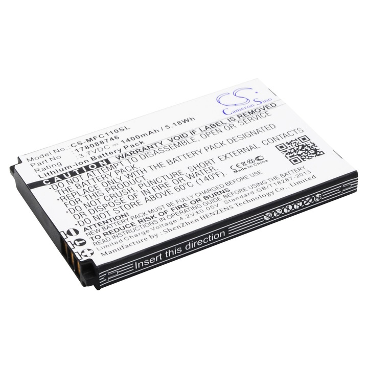 Baterie TECHTEK CS-MFC110SL Li-ion 1400mAh