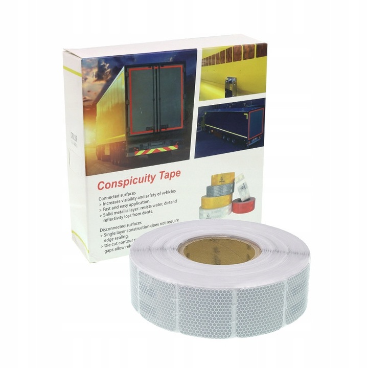 Светлоотразителна лента, Zychar, Бяла, Hr-Gmptor50Bp, Лепило, Перманентна, Винил, Универсална, Превъзходно качество на изработка, Внимателно подбрани материали, Висока якост и издръжливост