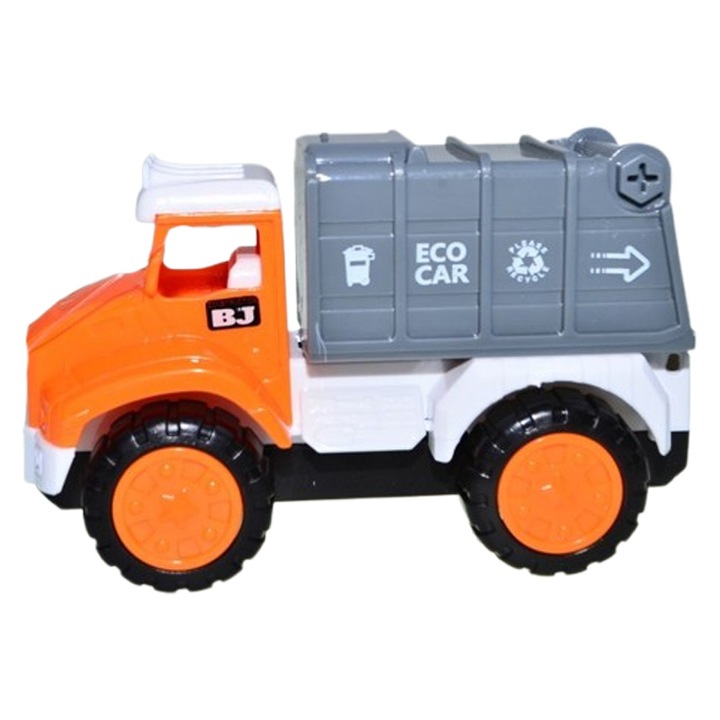 Masinuta de gunoi, pentru baieti, Mini Junior MG1811, Portocaliu