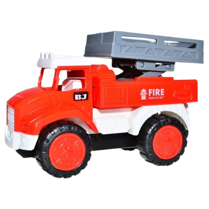 Masinuta de pompieri, pentru baieti, Mini Junior MP1811R2, Rosu