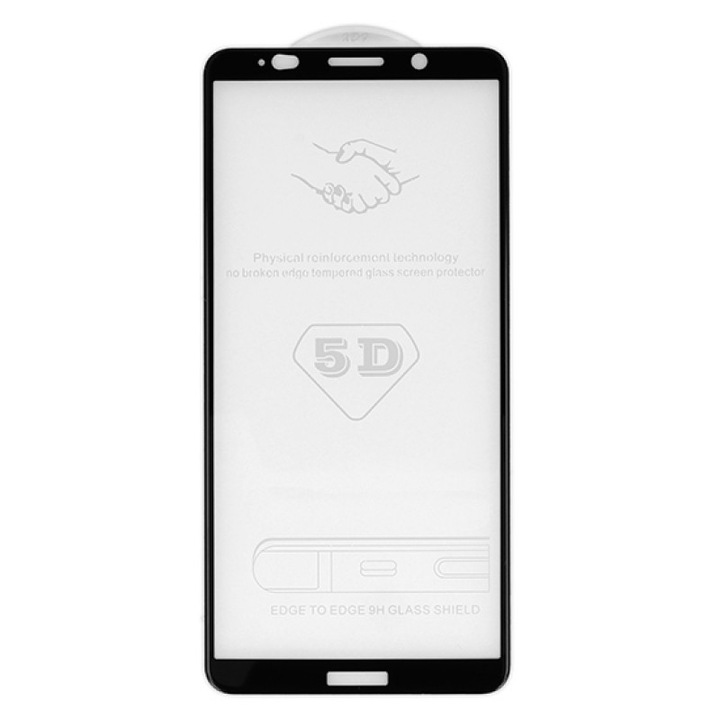 Folie de sticla securizata Full Glue 5D pentru SAMSUNG A405 GALAXY A40 neagra