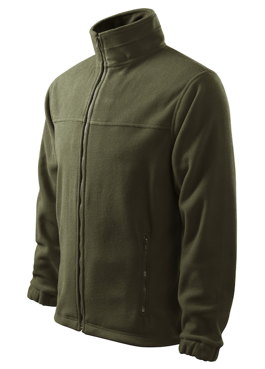 Jacheta Polar Fleece Rimeck Malfini Unisex, 100% poliester, Verde inchis