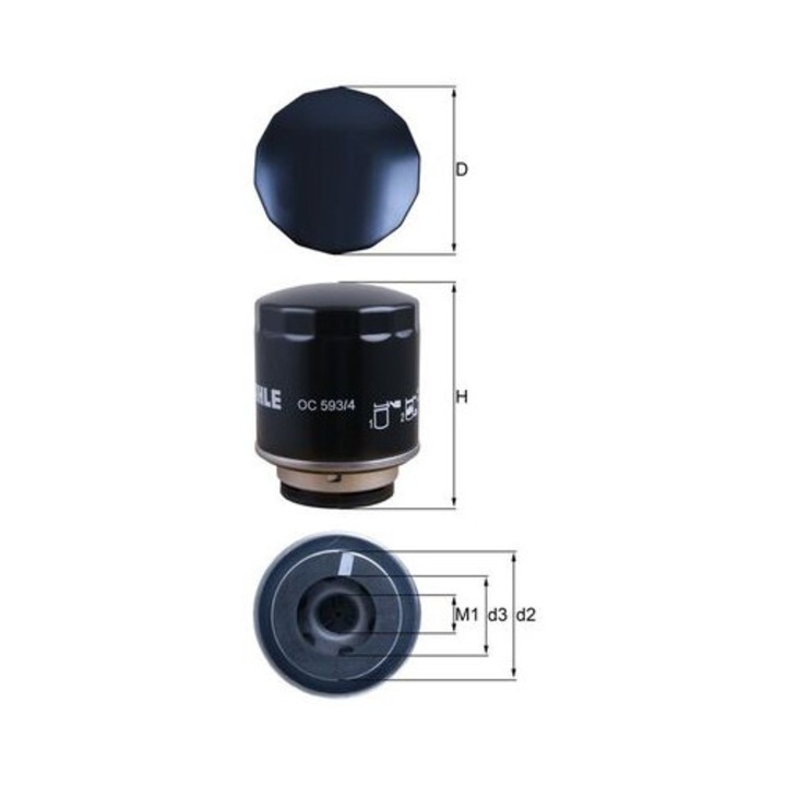 Olajszűrő KNECHT OC593/4, autóalkatrészek