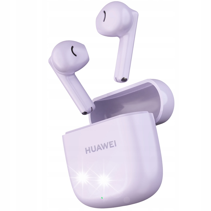 Casti In-Ear HUAWEI FreeBuds SE 2, Bluetooth 5.3, fara anulare activa a zgomotului, violet, 40h autonomie