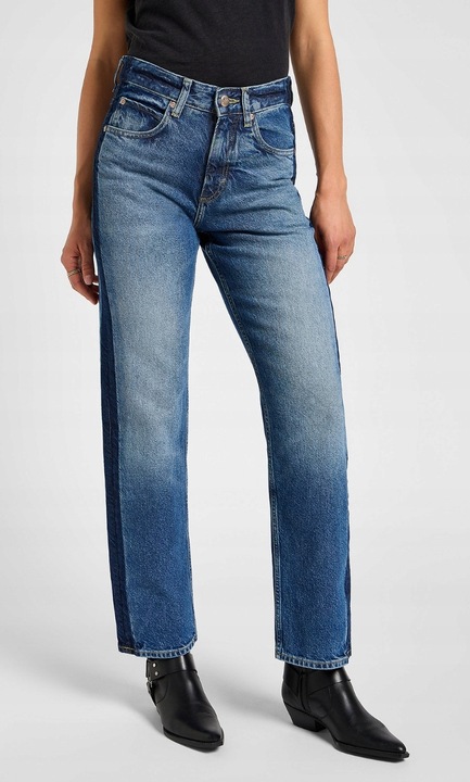 Blugi dama 112349552, Lee, Bumbac, Albastru, W31-L31 US