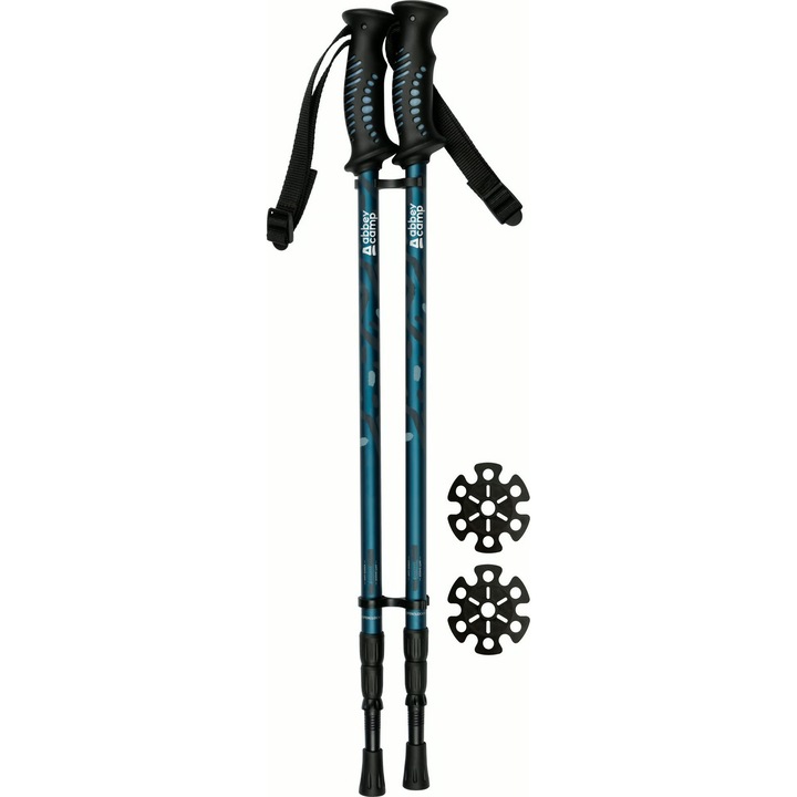 Bete drumetie Abbey, telescopice, antisoc, Bleumarin/Antracit, uni