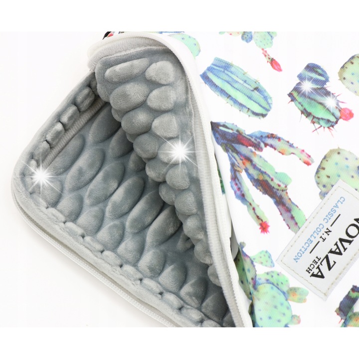 Etui laptop 12,5-13,3 Novaza Tech, impermeabil, cu maner, dimensiuni 345x245x30mm, set cu buzunar pentru accesorii