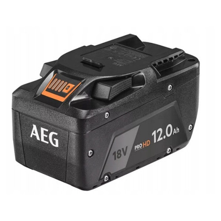Акумулатор 18V 12.0Ah Li-Ion AEG L1812SHD, защита срещу прегряване и претоварване, 2.4кг