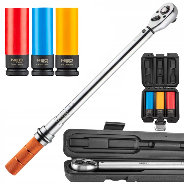 Cheie Dinamometrica NEO tools, 20-210 Nm 1/2", Set