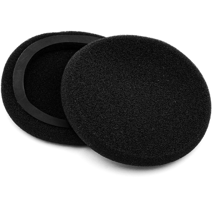 Резервни възглавнички за слушалки YIVO, комплект от 2, протеинова кожа, черни, 58x41x8 мм