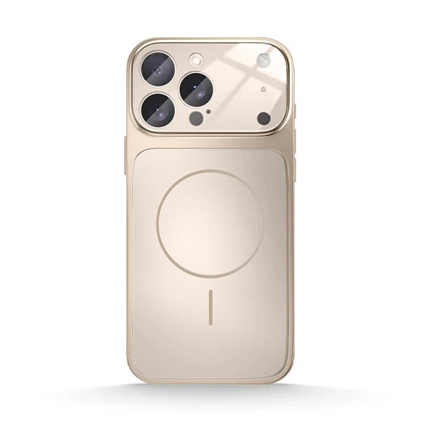 Husa pentru Apple iPhone 17 Pro Max Daden® MagLens, Slim, Incarcare wireless, Magsafe, Protectie camera inclusa, Gri titan