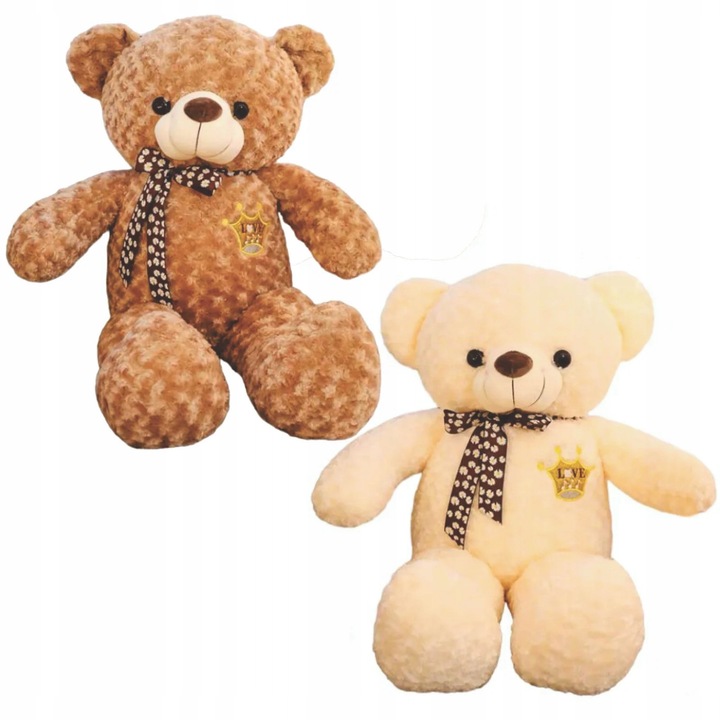 Jucarie de plus, Norimpex, ursulet, 70 cm, culoare bej, cu detalii realiste