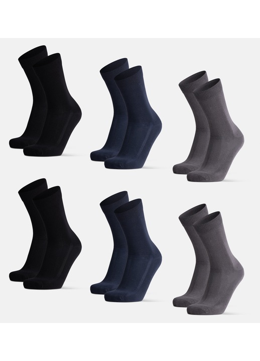 Sosete bambus, Danish Endurance, set 6 perechi, 39-42 EU