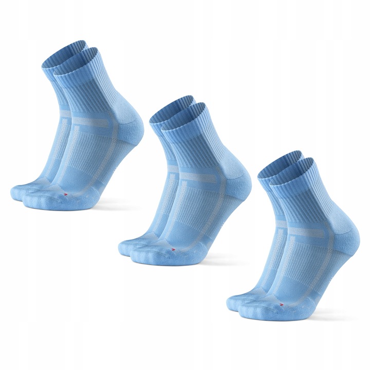 Sosete sport unisex DANISH ENDURANCE, 3-pakdwqf, Albastru deschis