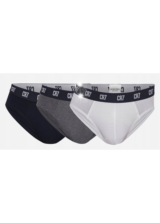 Slipi barbatesti CR7, 3 bucati, multicolor, 95% bumbac, 5% elastan, L INTL