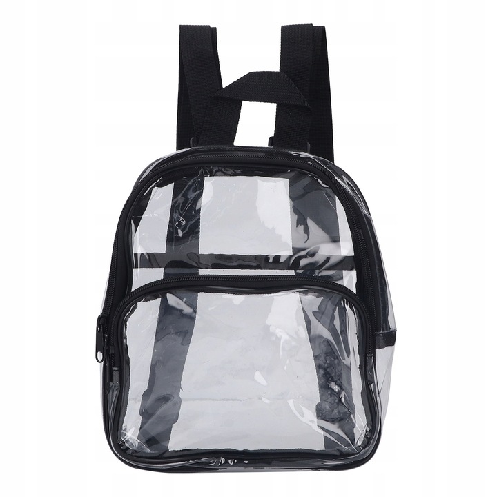 Átlátszó mini hátizsák, PVC, vízálló