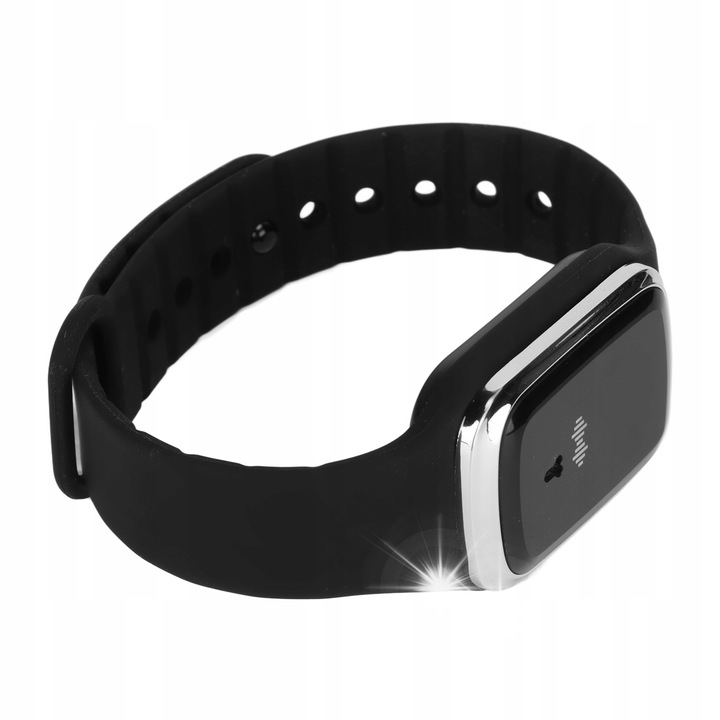 Bratara ultrasonica impotriva tantarilor, functie de ceas, 3 moduri, ajustabila, multicolor, cu incarcare USB