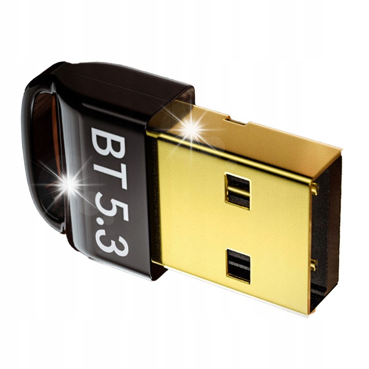 Адаптер Bluetooth 5.3, мини USB, безжичен, метален, 2,5x1,5x0,5см