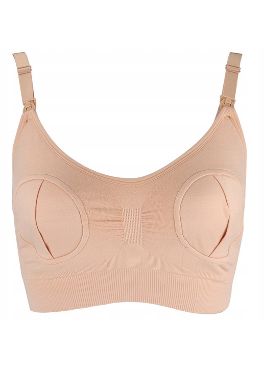 Női kismama melltartó, bézs, S
