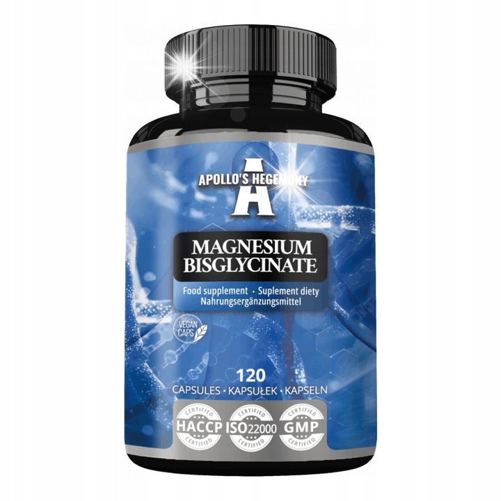 Supliment alimentar, Apollo's Hegemony, Magneziu, 120 capsule, unisex