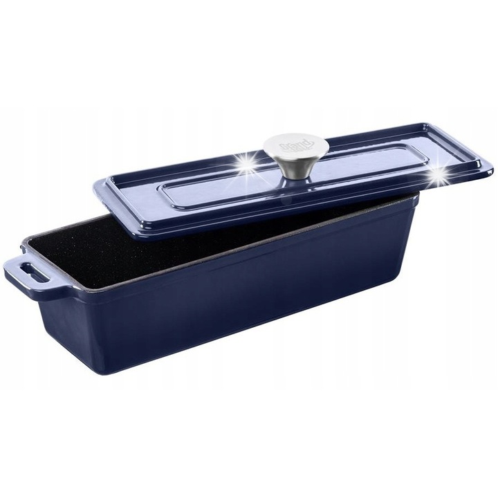 Съд за печене Grand Feu с капак, син, 1,7 л