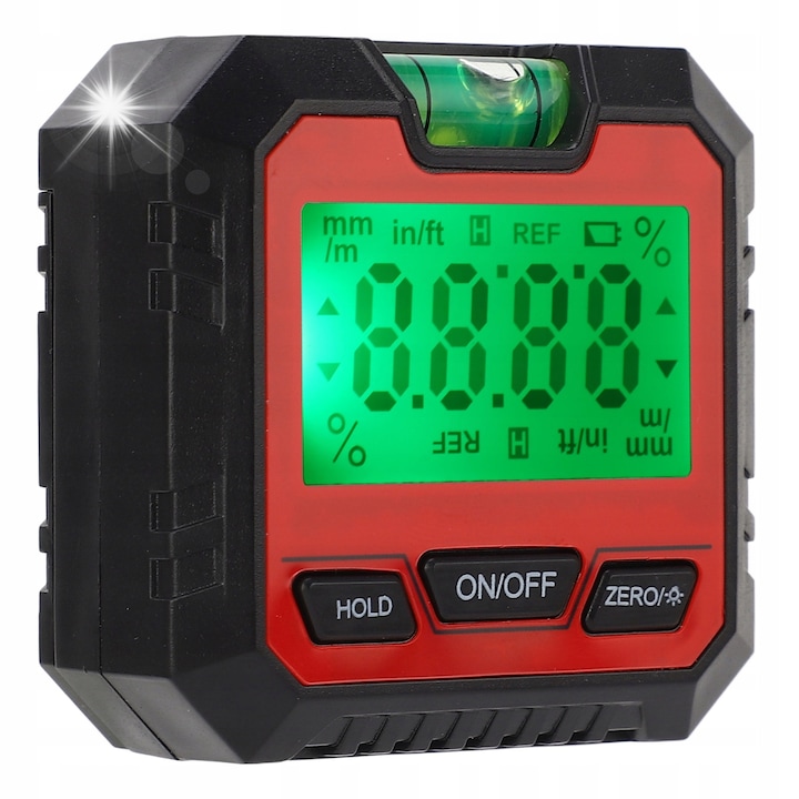 Nivela digitala, masurare unghiuri, constructie magnetica, display clar