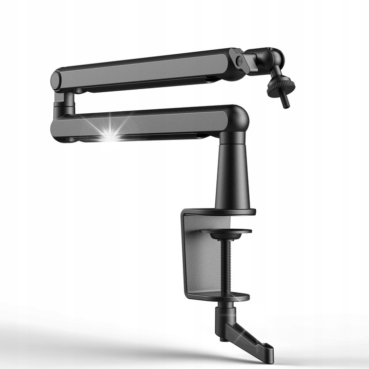 Stativ biurkowy metalic pentru microfon, Fifine BM88, negru, inaltime 77,5cm, capacitate maxima 1,5kg