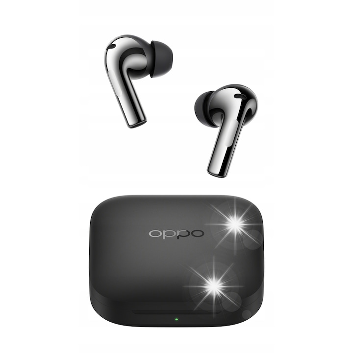 Casti wireless OPPO Enco X3i, gri, anulare activa a zgomotului, Bluetooth 5.3, autonomie pana la 44 ore