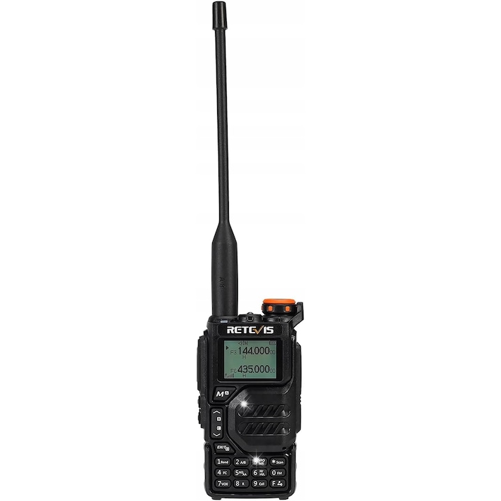 Walkie Talkie Retevis RA79, radio profesional, 200 canale, receptie AM, 1400 mAh, 115x60x37,5mm