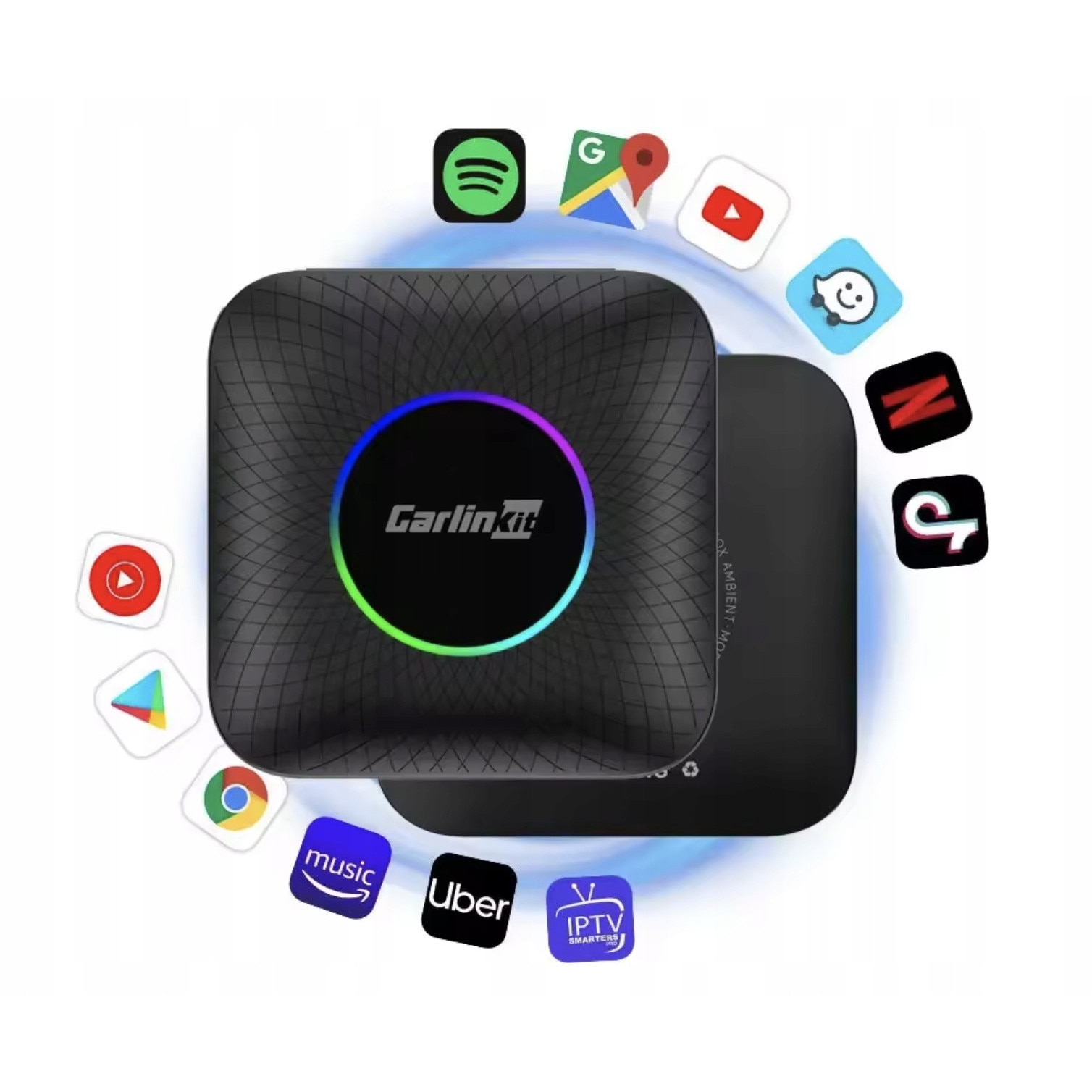 TBox Ambient, Carlinkit, 8GB RAM, 128GB, compatibil cu Wireless