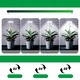 Set 2 lampi LED Full Spectrum pentru cresterea plantelor, 4 niveluri de luminozitate, alb, 20-64 cm
