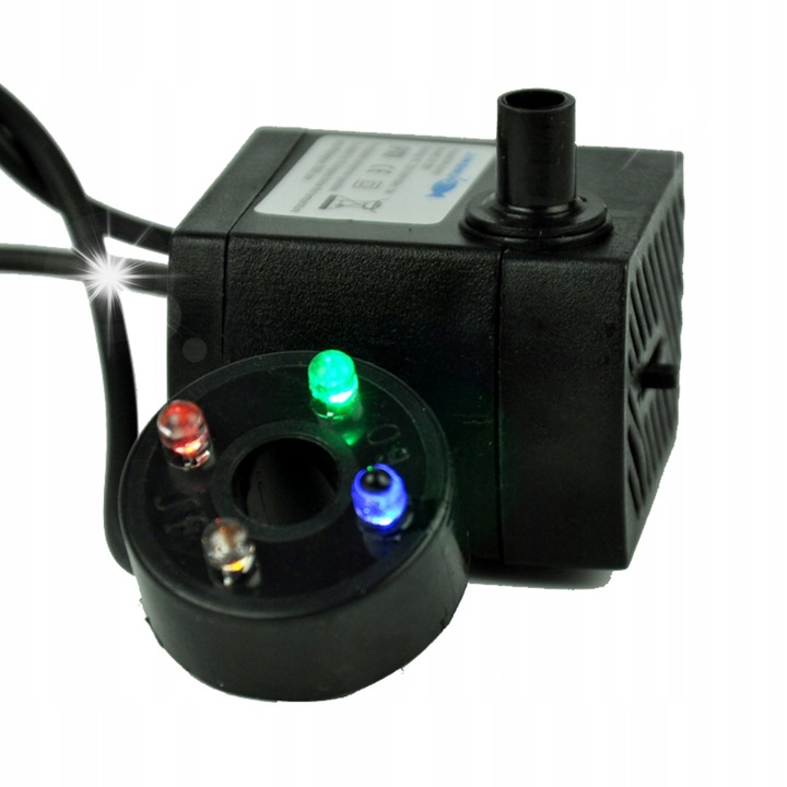 Pompa apa LED 5W, 220V, 280L/H, pentru fantana de gradina