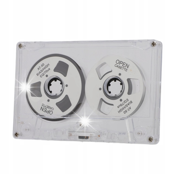 Set casete magnetofonice 50min, dubla fata, cu cutie transparenta, pentru inregistrare muzicala