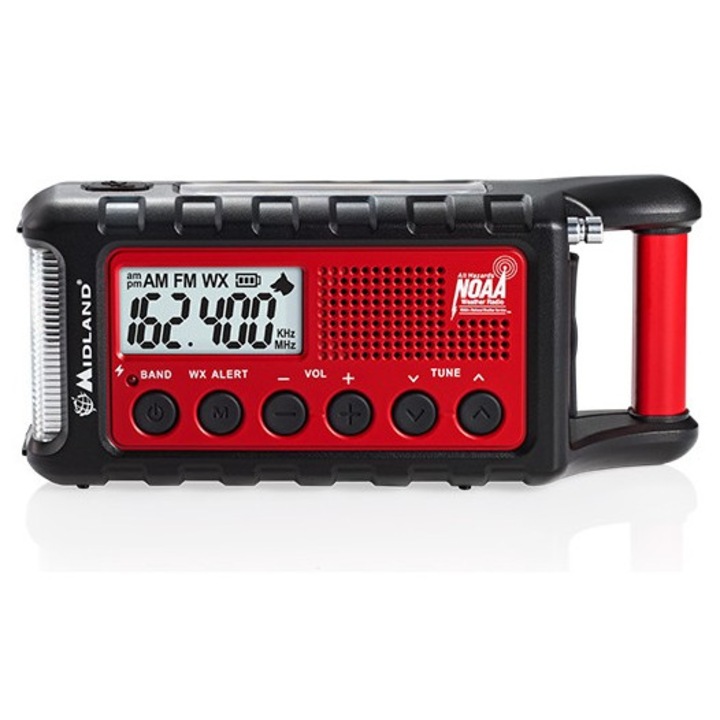 Преносимо радио Midland, AM/FM, акумулаторна батерия, фенерче, 192x86x57мм