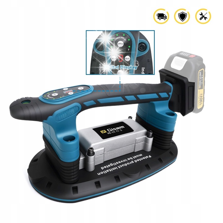 Ventuza vibranta pentru placi, Gisam