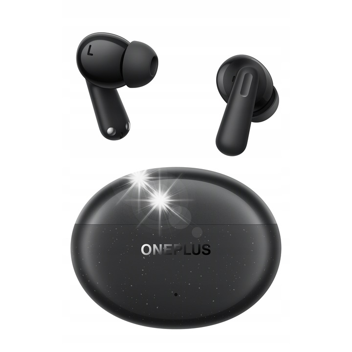 Vezeték nélküli fülhallgató OnePlus Nord Buds 3 Pro, ANC aktiválás, mély basszus, 44 órás üzemidő, fekete