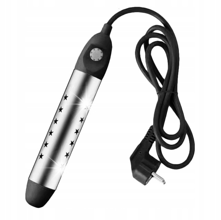 Потопяем нагревател 3000W, черен, за басейн и вана, с функция за автоматично изключване