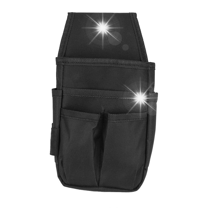 Szerszámrendező táska, 600D poliészter, 13,5x25cm, több zsebbel