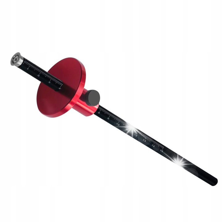 Indicator de marcare lemn, din aliaj de aluminiu, pentru prelucrarea lemnului