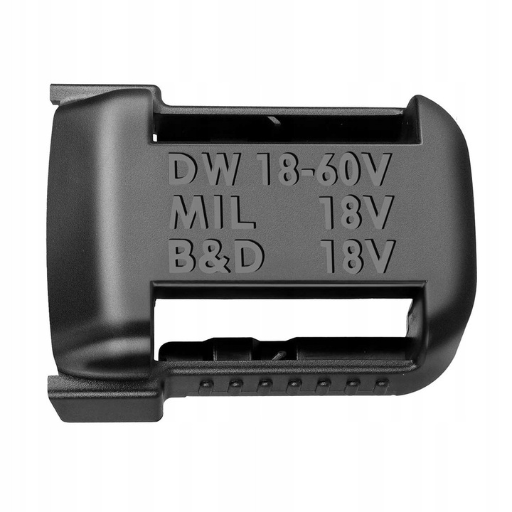 5 db akkumulátortartó készlet, kompatibilis a Dewalt, Milwaukee M18, Black&Decker márkákkal