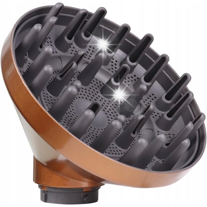 Difuziune pentru uscator de par Dyson Airwrap HS01/HS03/HS05, gri/roz/aurie, set 1 x difuzor