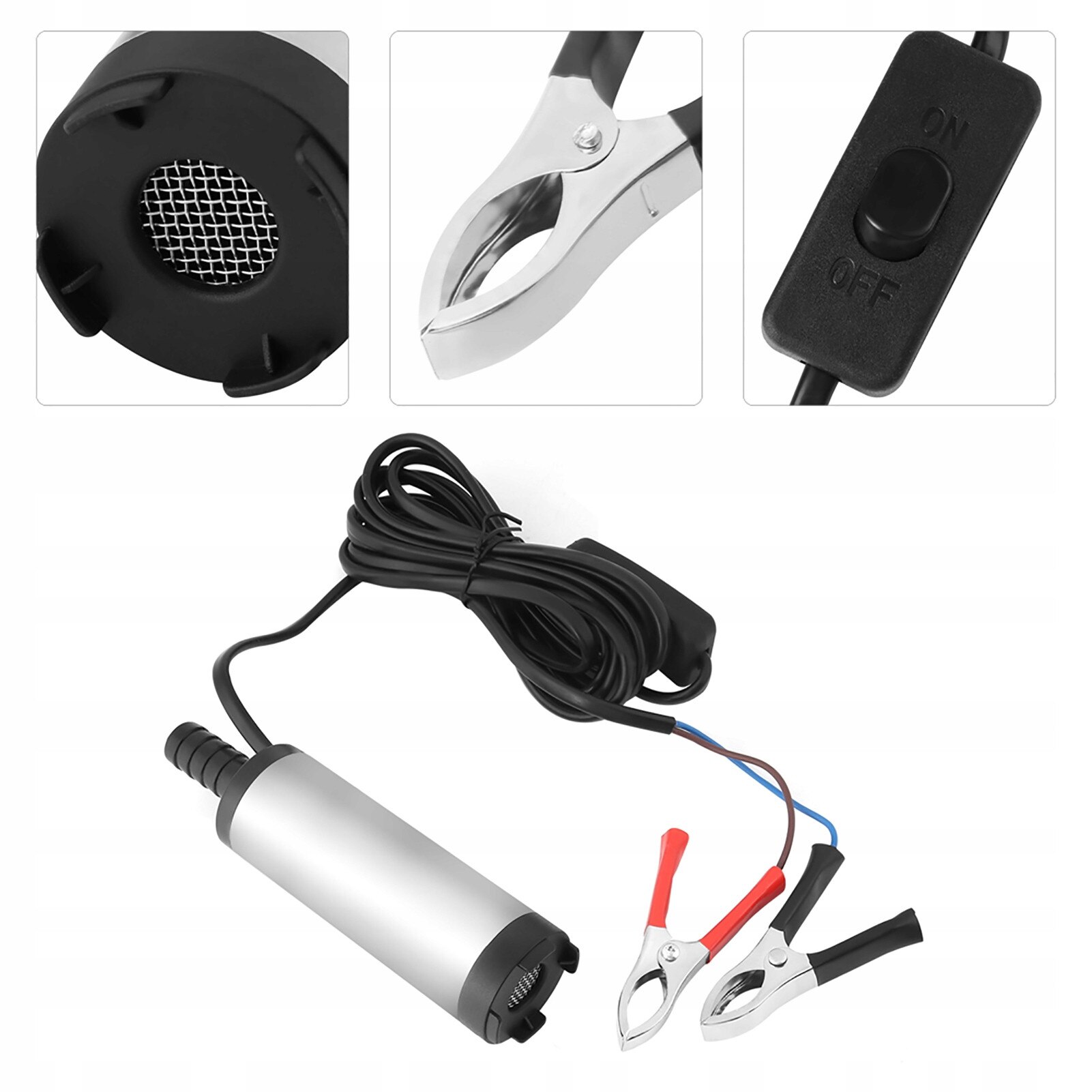 Pompa Instrument Pompa submersibila din inox 12 V 3,8 cm pentru apa, instrument pentru ...