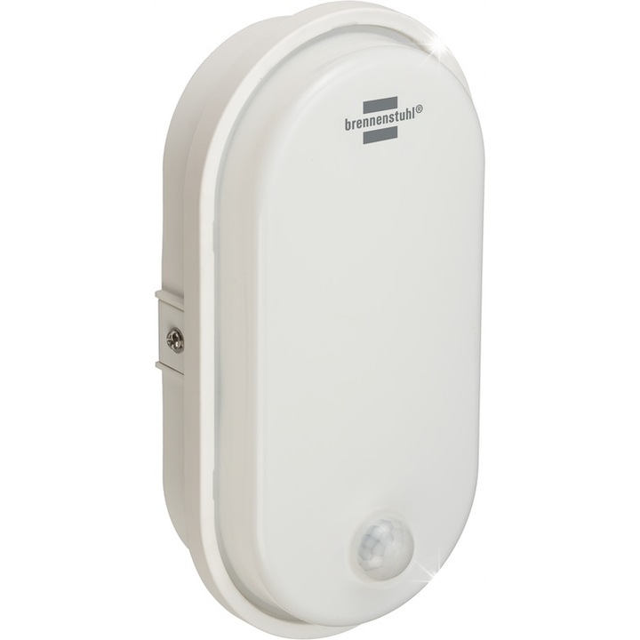 Brennenstuhl 15W, 1600lm, IP54 ovális LED lámpa, mozgásérzékelővel, kültéri