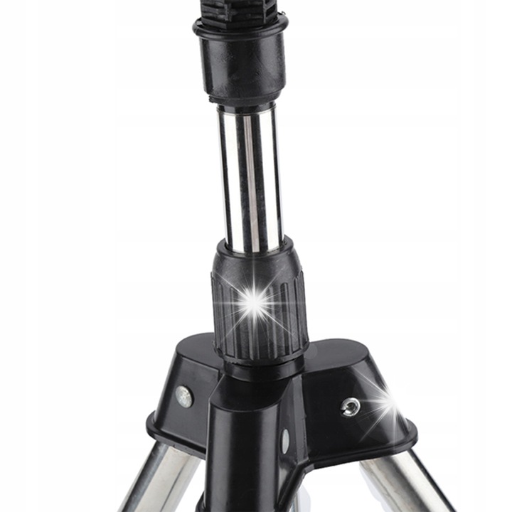 Пръскачка за поливане със стойка, 45-89см, от неръждаема стомана и ABS, въртяща се, комплект