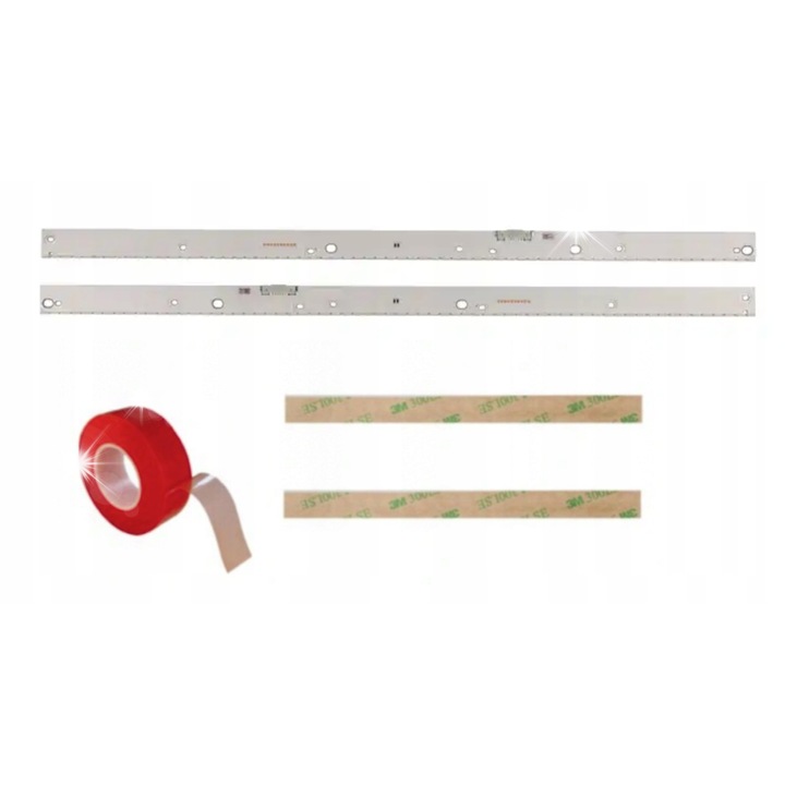 Benzile LED 600mm, multicolor, set pentru iluminare ecran