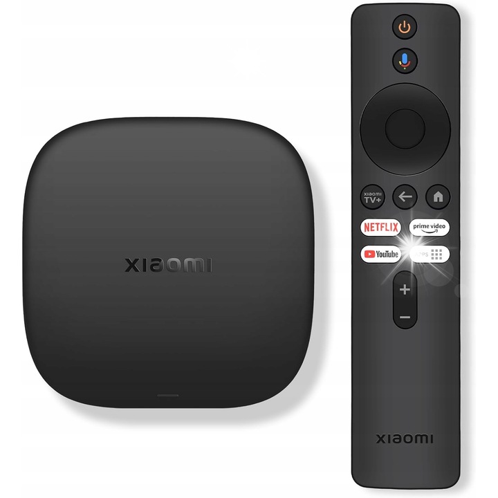 Odtwarzacz multimedia Xiaomi TV Box S 3 Generatia, 4K, 32 GB, Wi-Fi 6, Dolby Vision, HDMI 2.1